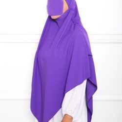 Khimar double voiles khimar deux voiles khimar pas cher mon hijab pas cher violet